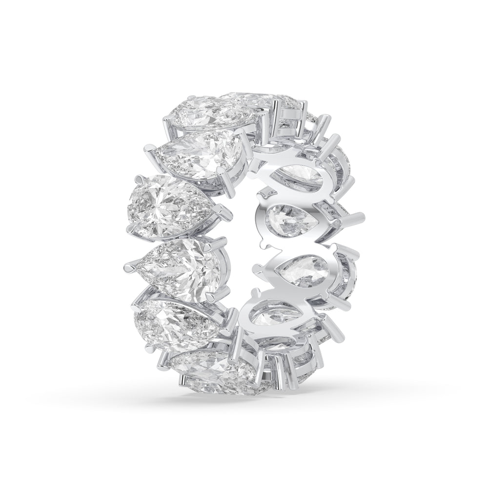 North-South Pear Eternity Band