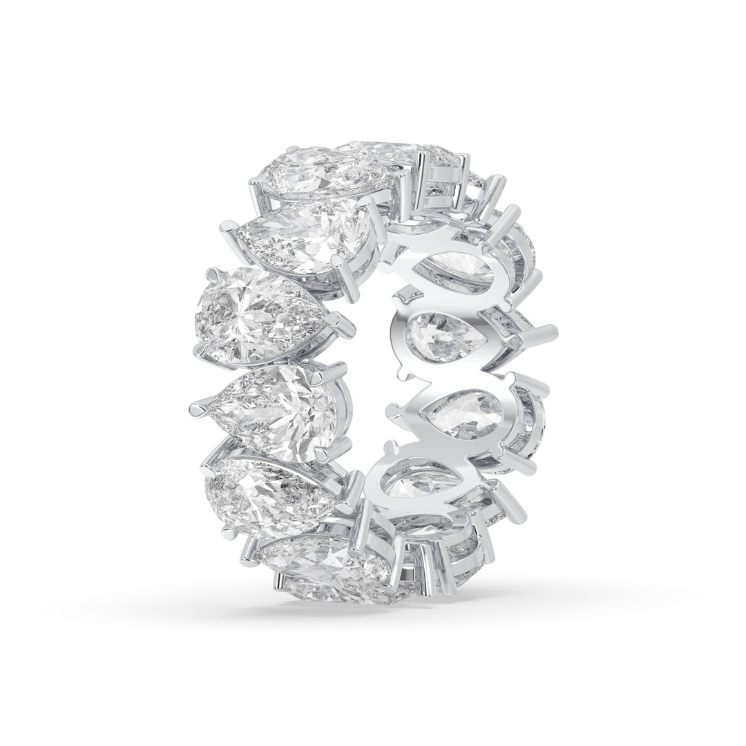 North-South Pear Eternity Band