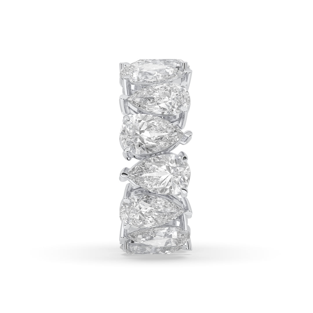 North-South Pear Eternity Band