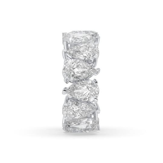 North-South Pear Eternity Band