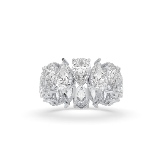 North-South Pear Eternity Band