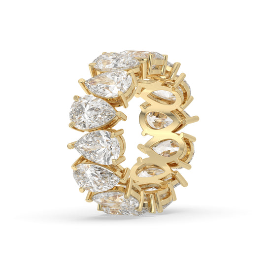 North-South Pear Eternity Band