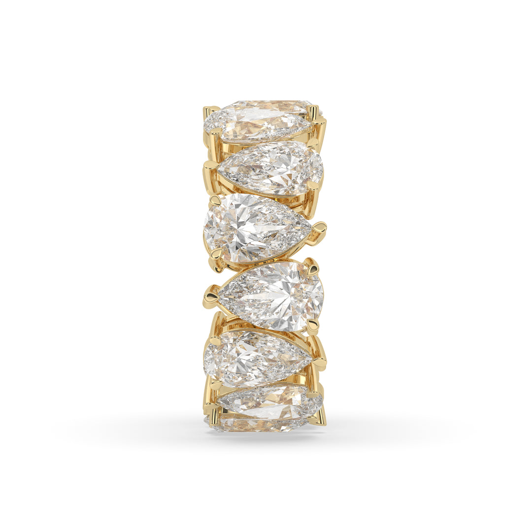 North-South Pear Eternity Band