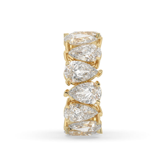 North-South Pear Eternity Band