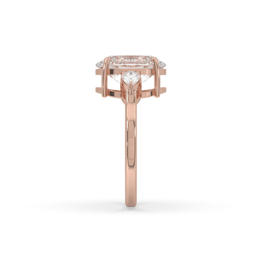 3 Pear Engagement Ring
