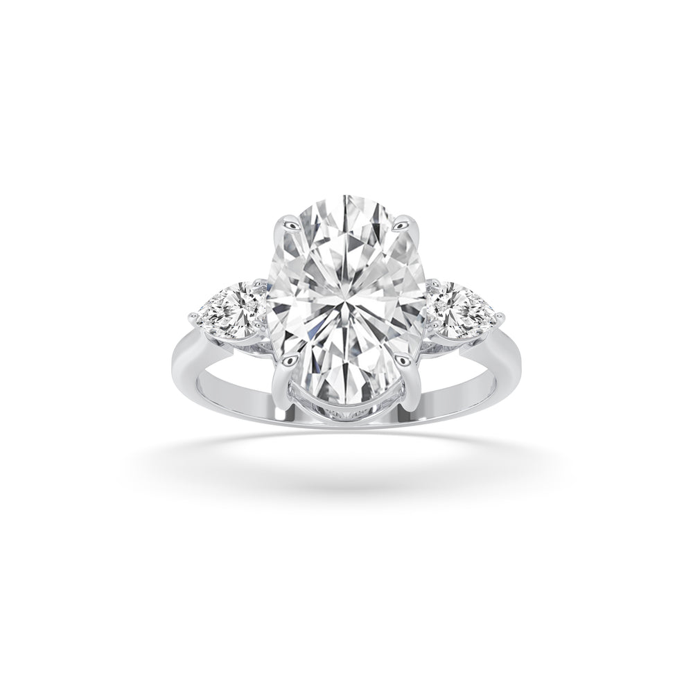 3 Pear Engagement Ring