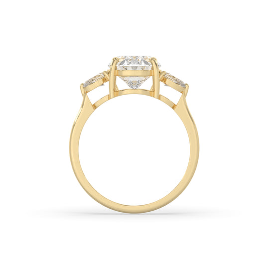 3 Pear Engagement Ring