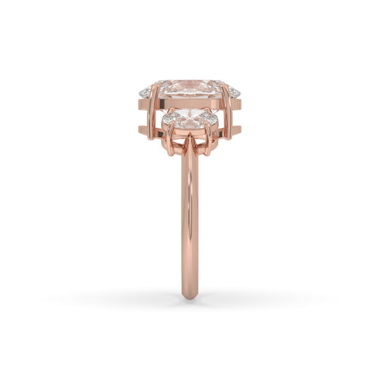 3 Stone Oval Engagement Ring