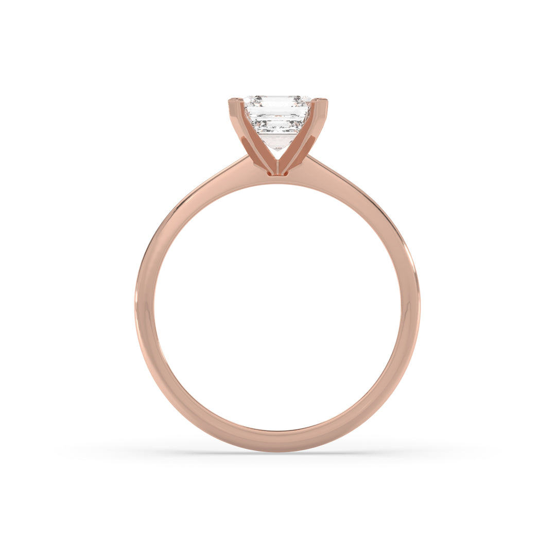 Asscher Engagement Ring