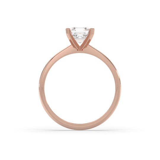 Asscher Engagement Ring