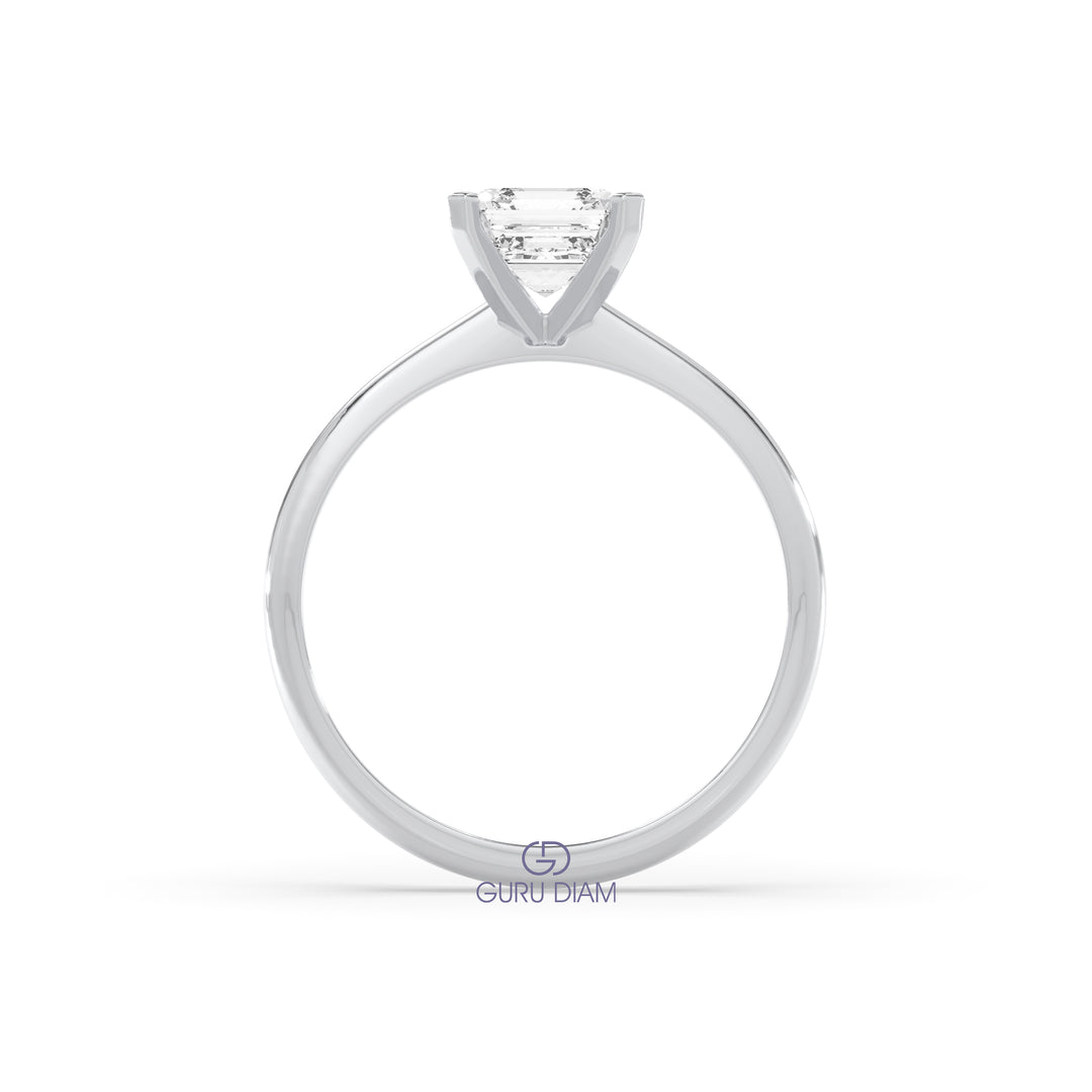 Asscher Engagement Ring