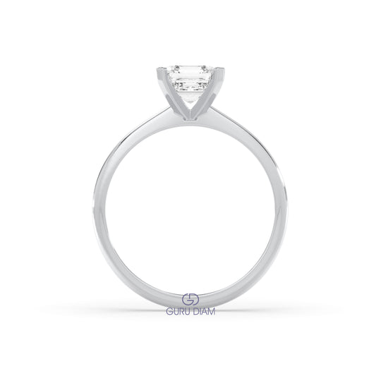 Asscher Engagement Ring