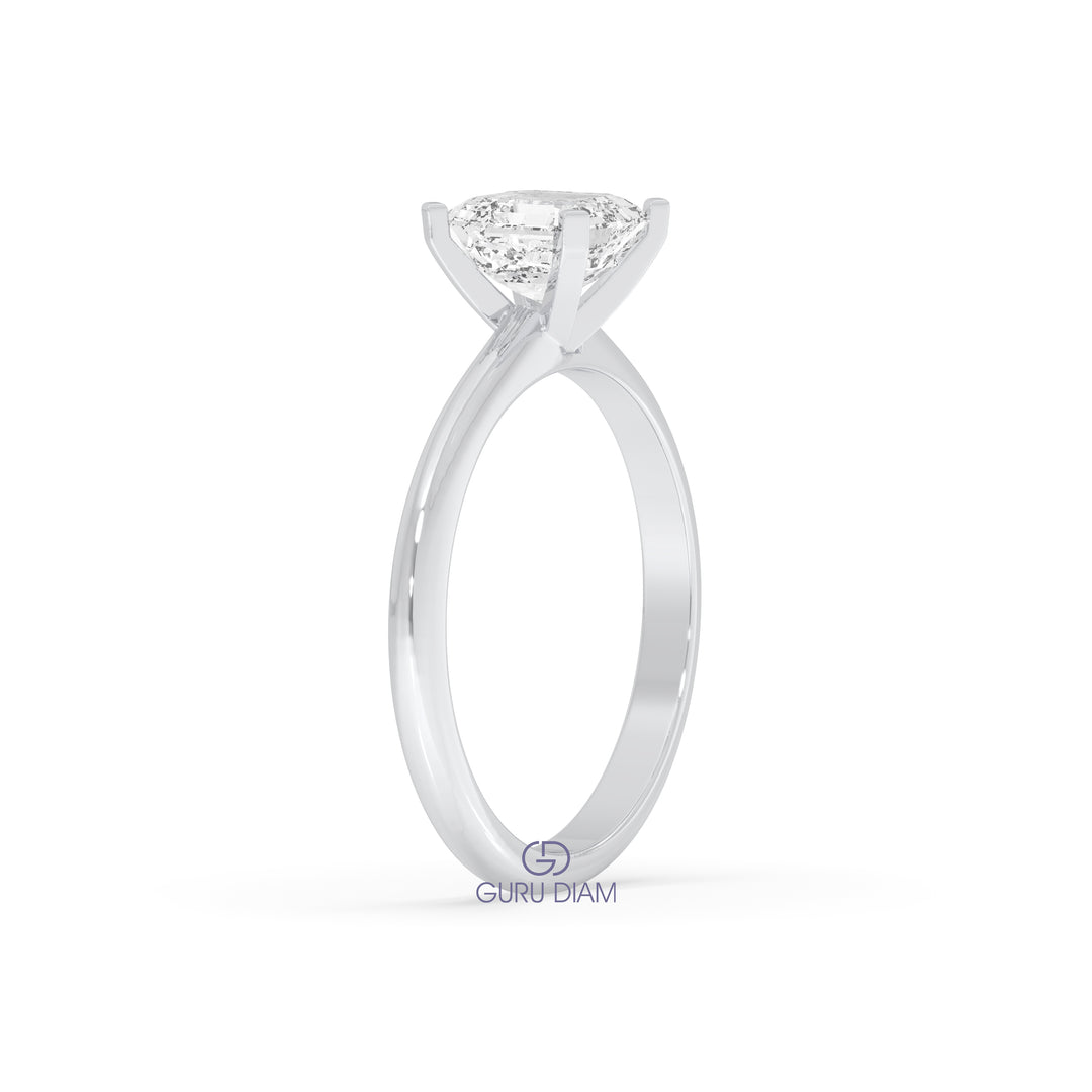 Asscher Engagement Ring