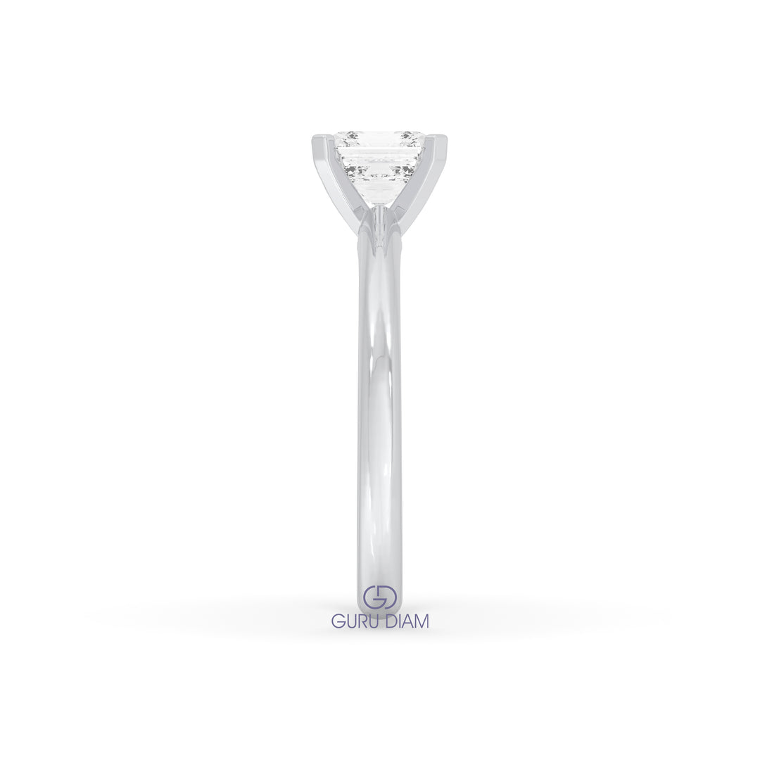 Asscher Engagement Ring