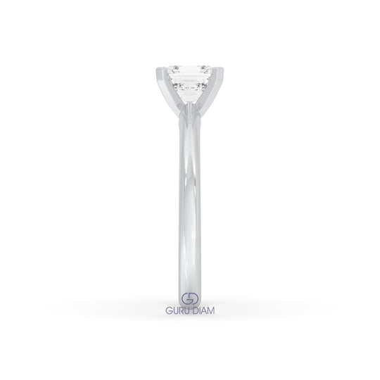 Asscher Engagement Ring