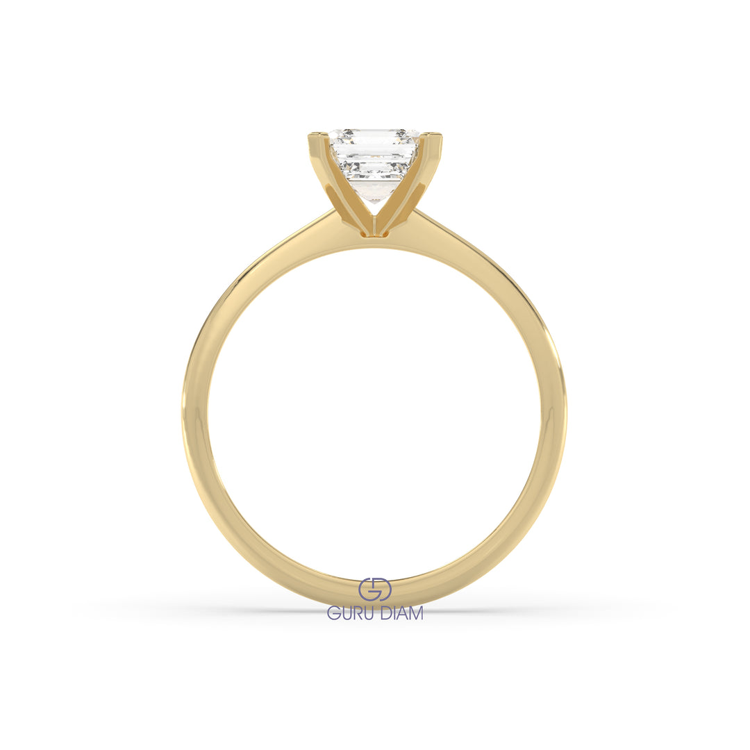 Asscher Engagement Ring