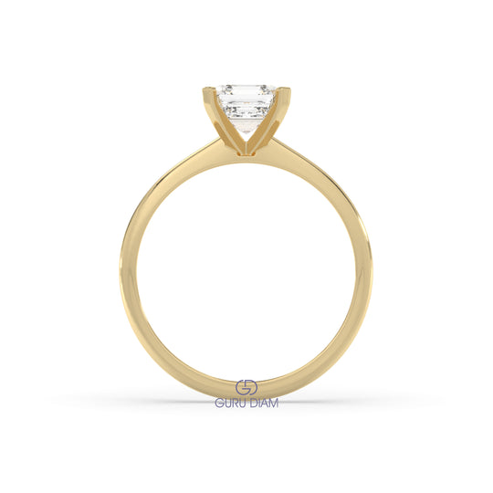 Asscher Engagement Ring