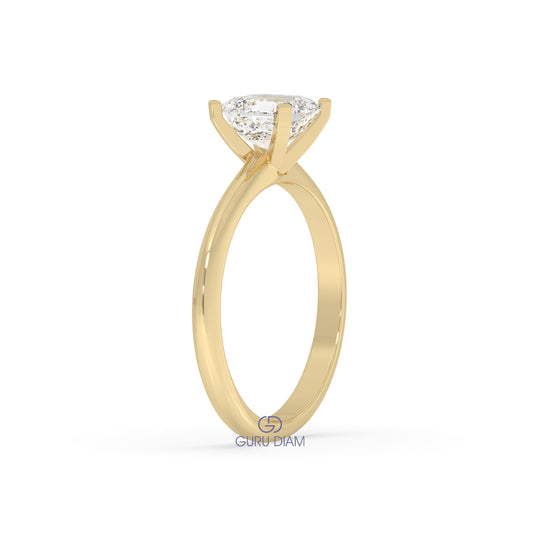 Asscher Engagement Ring
