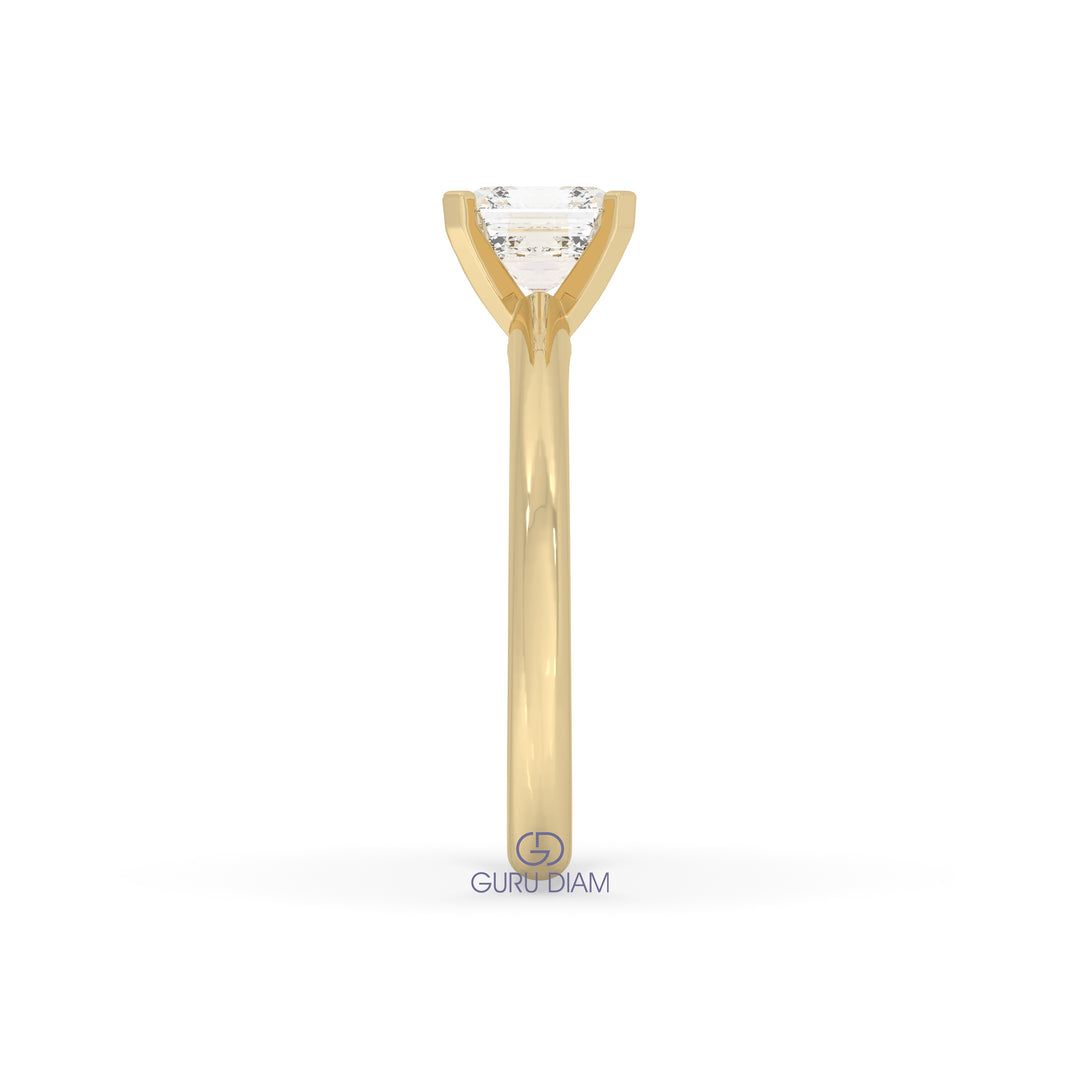 Asscher Engagement Ring