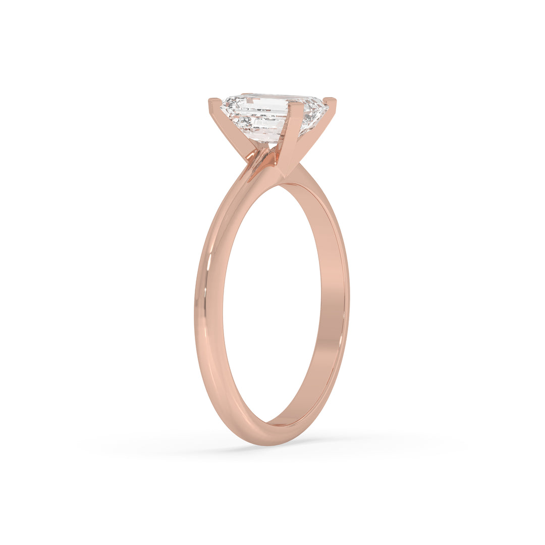 Emerald Solitaire Ring