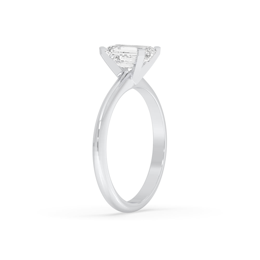 Emerald Solitaire Ring