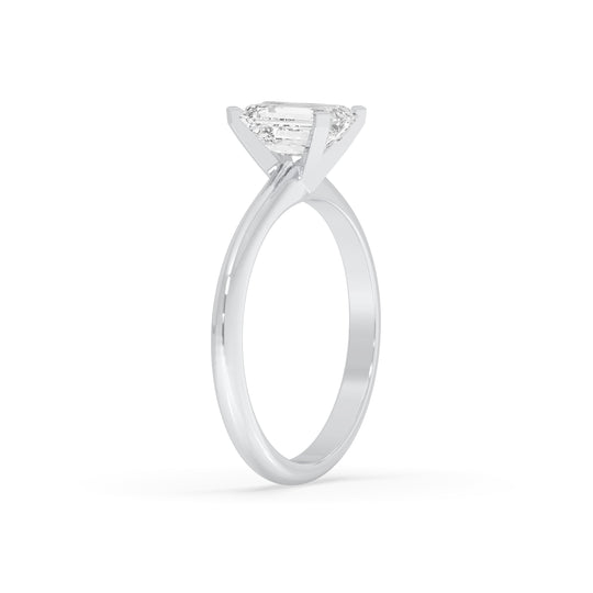 Emerald Solitaire Ring