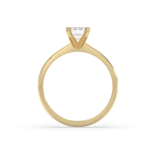 Emerald Solitaire Ring