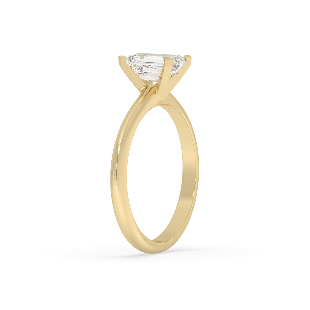 Emerald Solitaire Ring