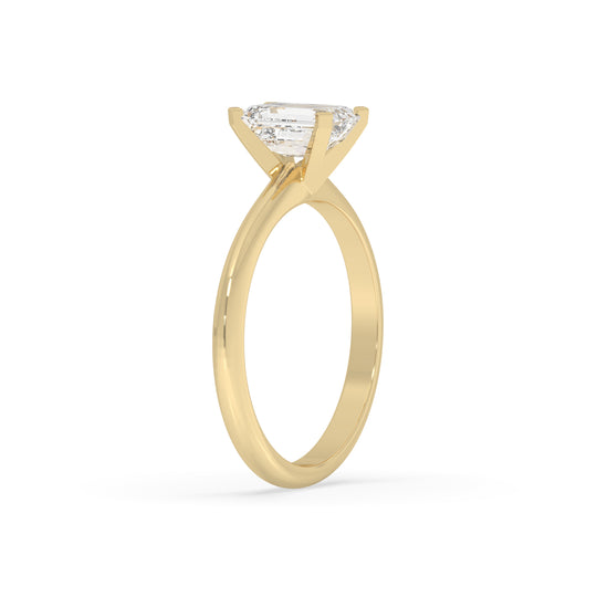 Emerald Solitaire Ring