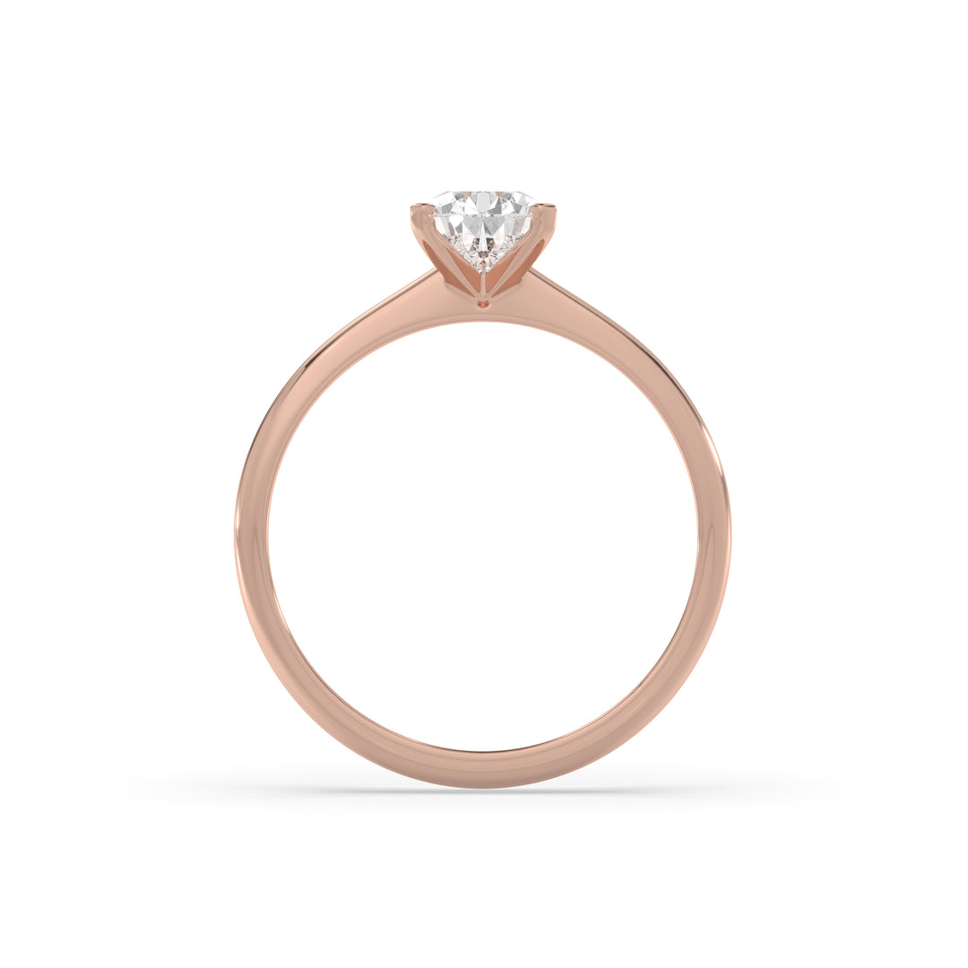 Princess Solitaire Ring