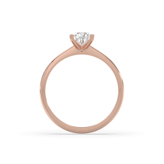 Princess Solitaire Ring