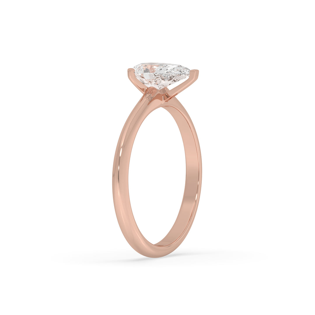 Princess Solitaire Ring