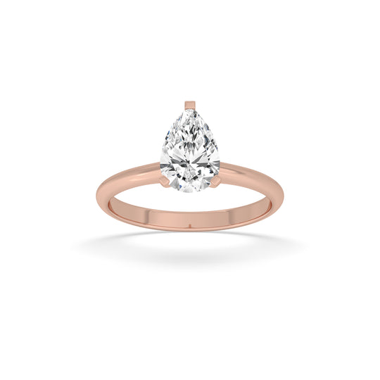 Princess Solitaire Ring