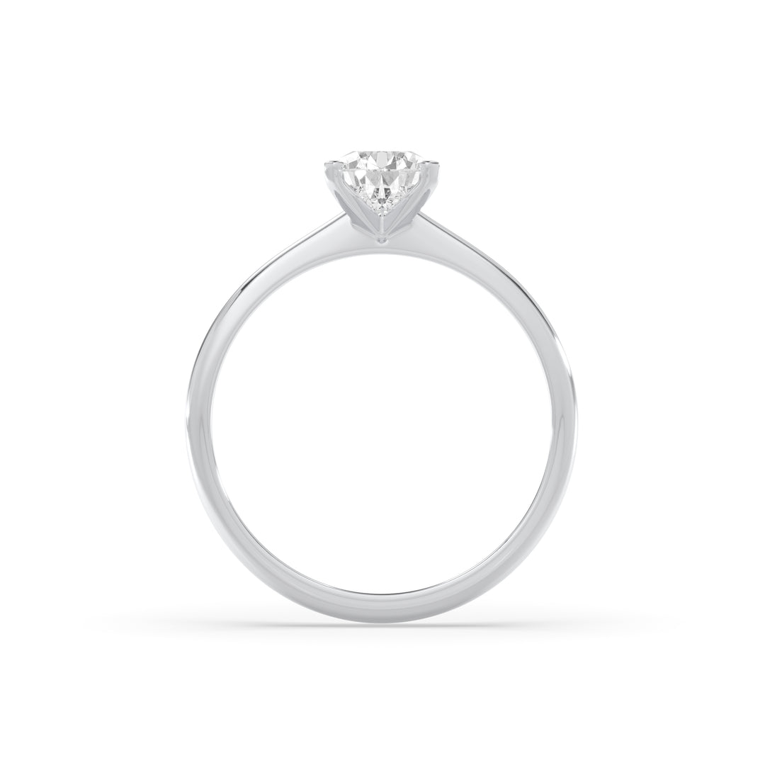 Princess Solitaire Ring