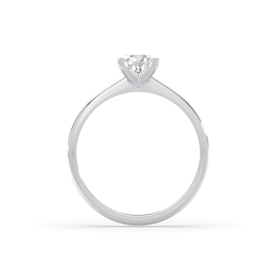Princess Solitaire Ring