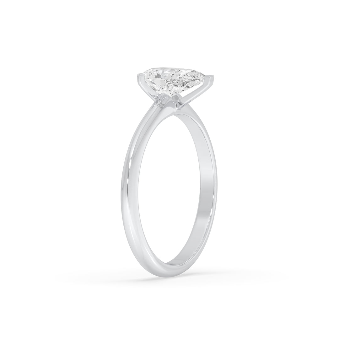 Princess Solitaire Ring