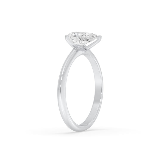 Princess Solitaire Ring