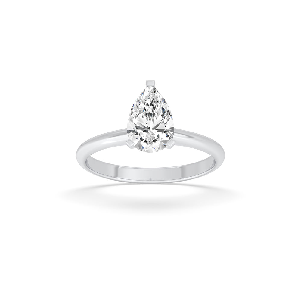 Princess Solitaire Ring