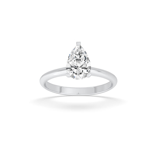 Princess Solitaire Ring
