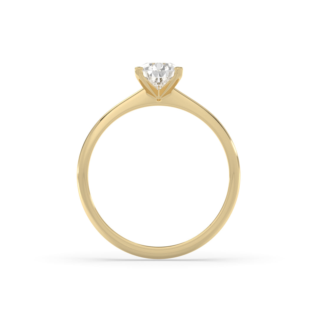 Princess Solitaire Ring