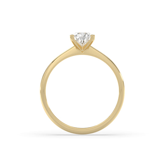 Princess Solitaire Ring