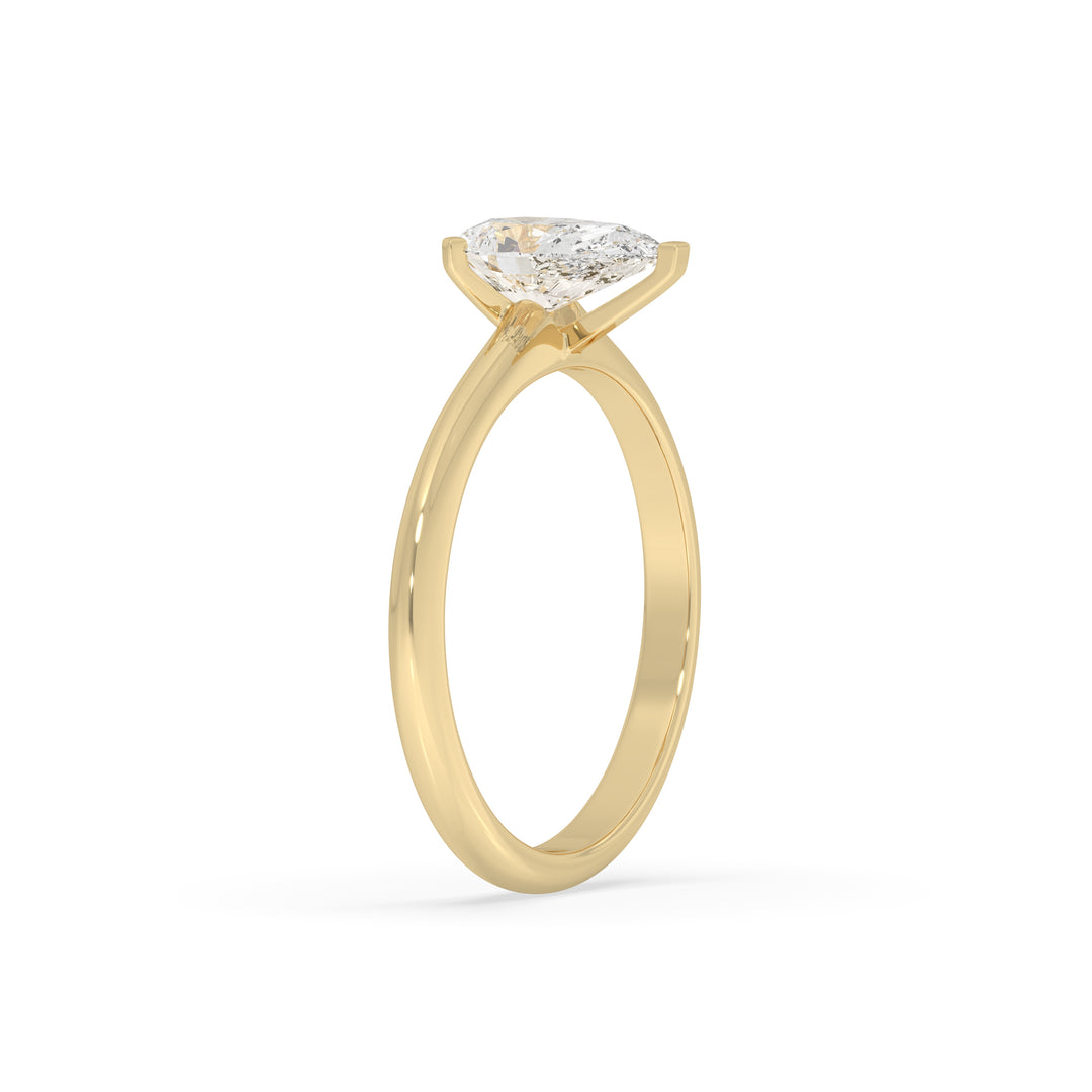 Princess Solitaire Ring