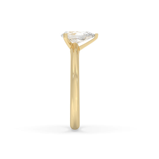 Princess Solitaire Ring