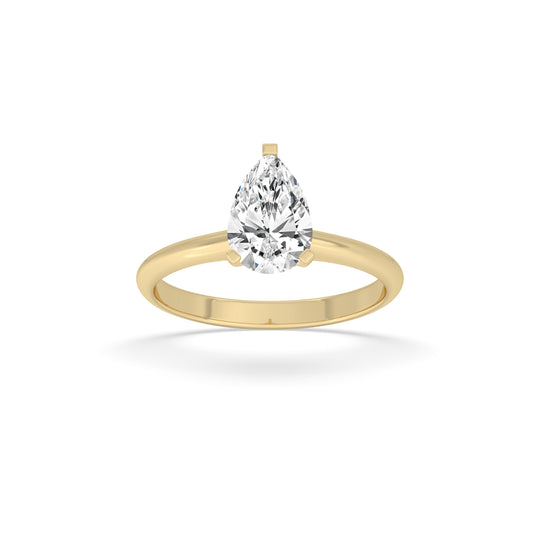 Princess Solitaire Ring