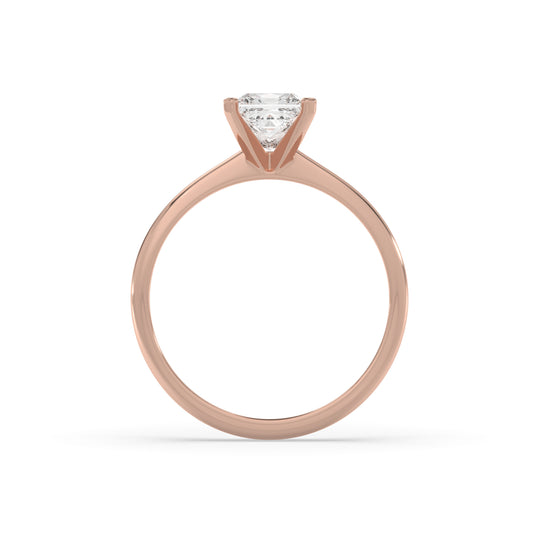 Princess Solitaire Ring