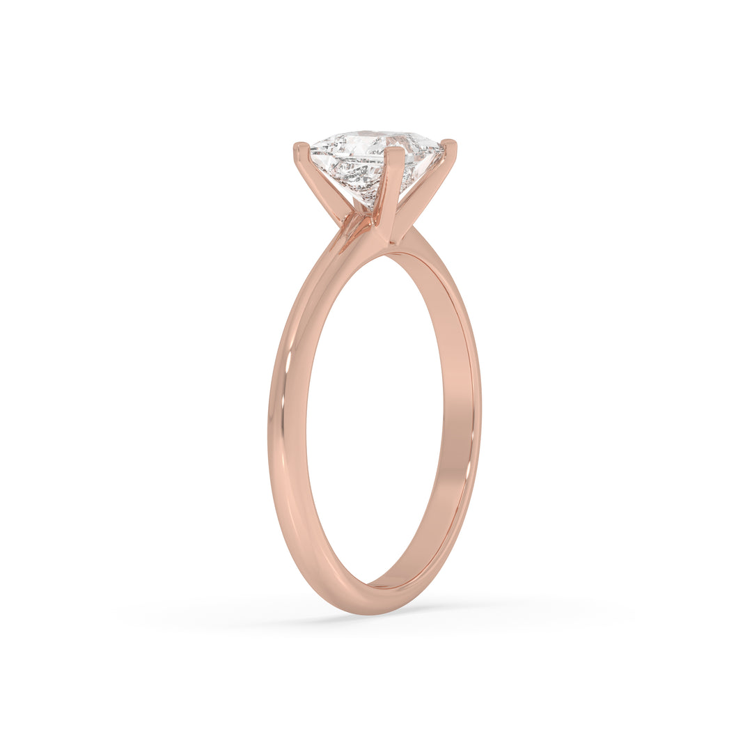 Princess Solitaire Ring