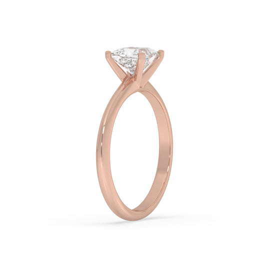 Princess Solitaire Ring