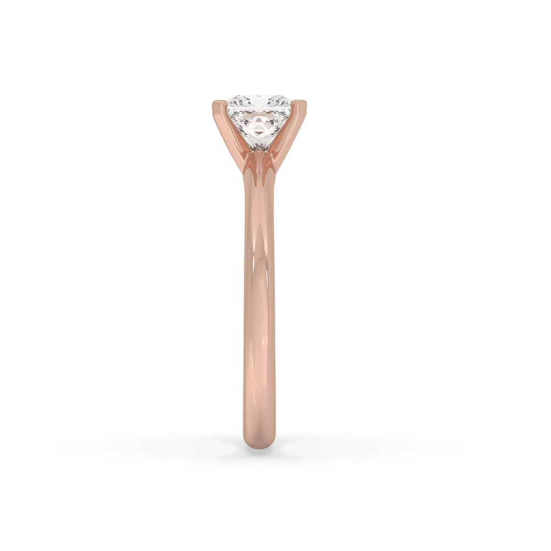 Princess Solitaire Ring