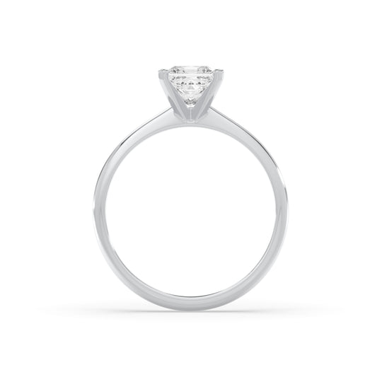 Princess Solitaire Ring