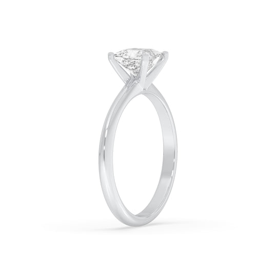 Princess Solitaire Ring